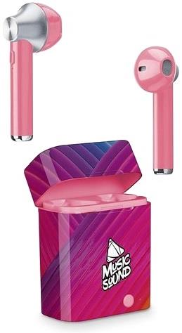 TECNOSHOP Auricolari in-ear Cellular Line Music Sound bluetooth rosso